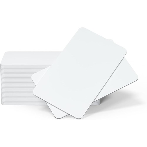 PVC Blank Cards CR80 30mil White 100's