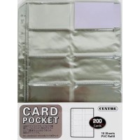 Centre Name Card Holder Refill NC-200R (10 Sheets) A4