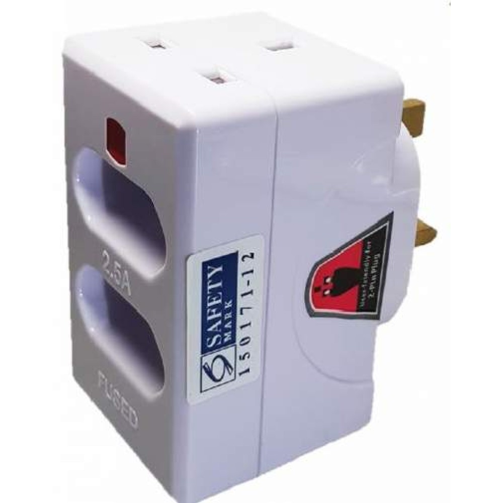 Sum 4-Way Multi Adapter w/Neon Light