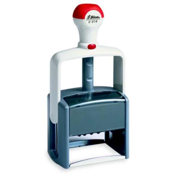 Shiny E-918 Custom-Made Essential Self-Inking Dater Stamp (68 x 47mm)