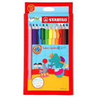 STABILO Swans Jumbo Colour Pencil 12's