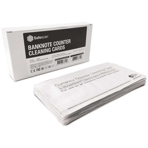 Safescan Banknote Counter Cleaning Cards (15 Sets)