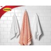 3M Command BATH17-ES Damage-Free Hanging Bathroom Towel Hook w/Water Resistant Strip Large 2kg