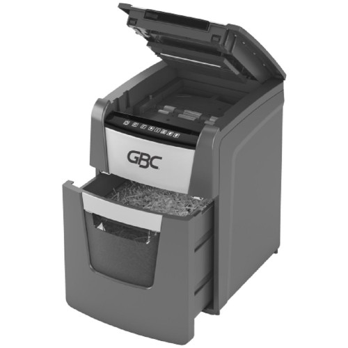 GBC Autofeed Shredder Auto+100X Cross Cut 100 Sheets - Limited Stocks!