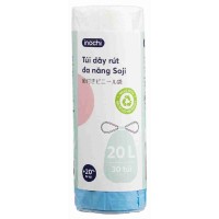 Drawstring Garbage Bags (30 Bags) 20L (500 x 510mm)