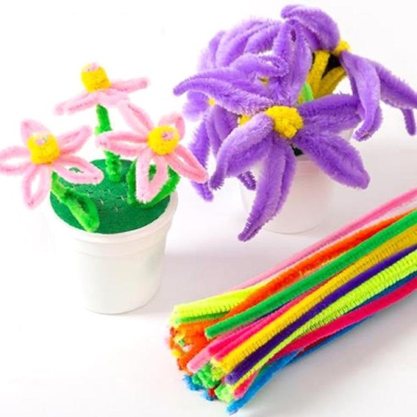 Pipe Cleaners Mix Colour 6x300mm 100's