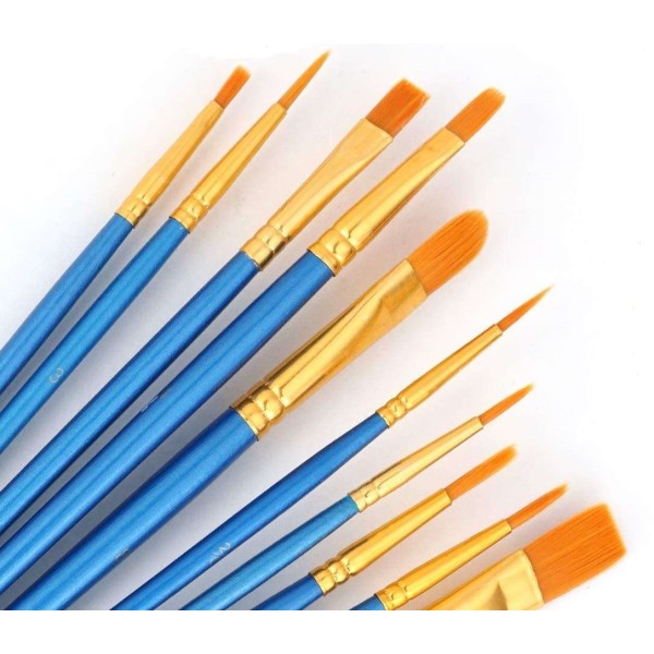 Paint Brush Nylon 10 pcs Set