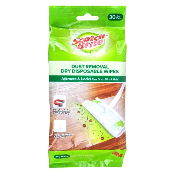 3M Scotch-Brite Easy Sweeper Paper Wiper Refill Dry 30'S