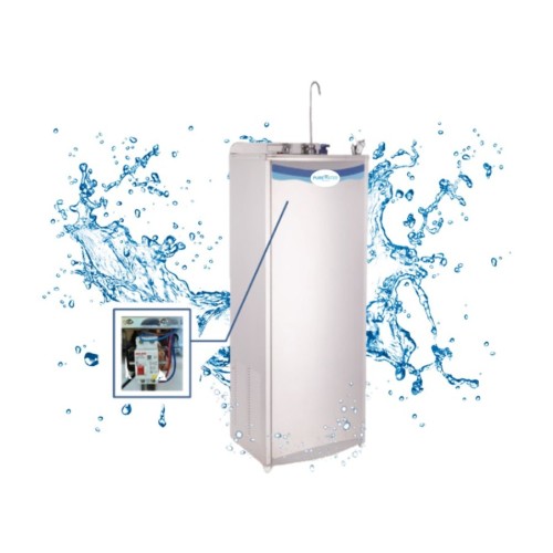 Pure Water Stainless Steel Floor Standing Water Cooler  - With Installation