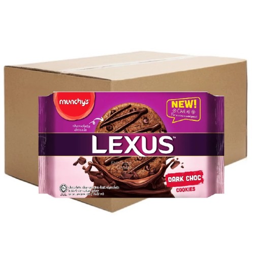 Munchy's Lexus Cookies Dark Choco (12 packets) 189g