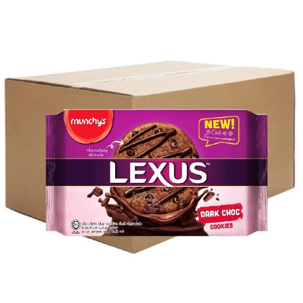 Munchy's Lexus Cookies Dark Choco (12 packets) 189g