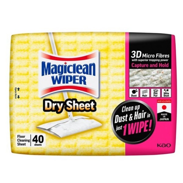 Magiclean Wiper Dry Sheets 40's