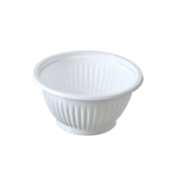 Plastic Bowl 10oz White 50's