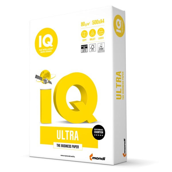 IQ Ultra Copier Paper (FSC) 80gsm A4