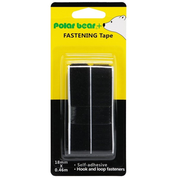 Polar Bear Velcro Hook and Loop Fastening Tape (18mmx0.46m)