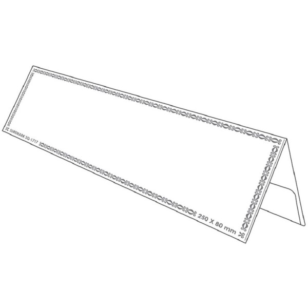 SureMark Double-Sided Card Stand 250 x 80mm
