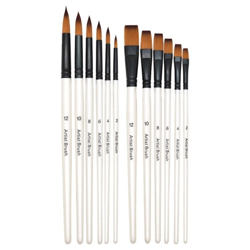 Paint Brush Nylon 6pcs Set
