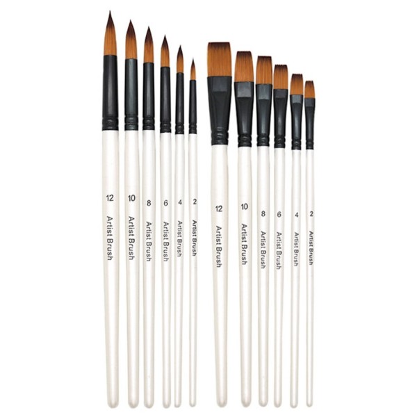 Paint Brush Nylon 6pcs Set