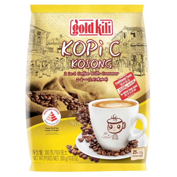 Gold Kili 2-in-1 Kopic C Kosong ( 25 sachets ) 12g