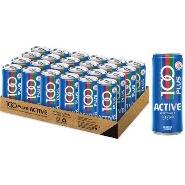 100PLUS Active Can Drink 24'S 300ml