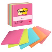 3M Post-it Super Sticky Notes 654-5AN (3" x 3")