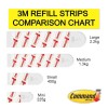 3M Command 17021P-12PK Damage-Free Hanging Refill Strips Medium 12'S 1.3kg