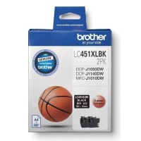 Brother Ink Cartridge (LC451XL-2PK) Black