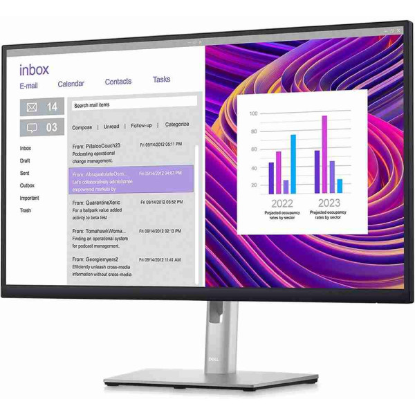 Dell QHD IPS-Panel USB-C Hub P2723DE LED Monitor 27"