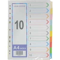 Paper Divider 10-Colour (5 Sets) 120gsm A4