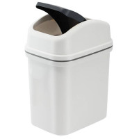 Plastic Flip Lid Waste Bin (226 x 167 x 300mm) 5L