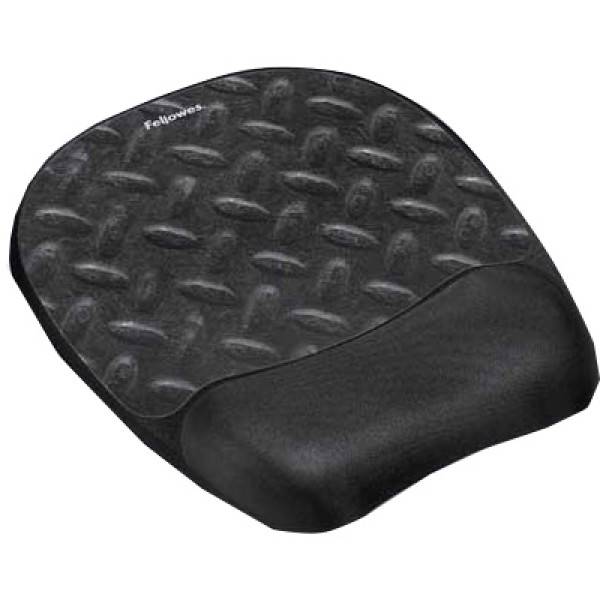 Fellowes Garage Memory Foam Mouse Pad Wrist Rest - Fabric