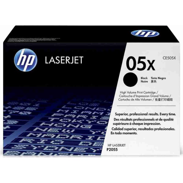 HP Toner Cartridge CE505X (05X) Black