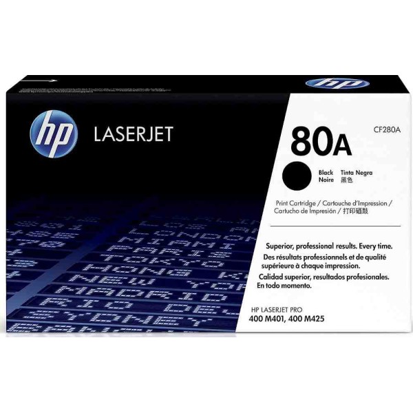 HP Toner Cartridge CF280A (80A) Black