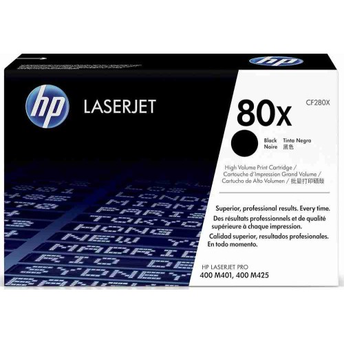 HP Toner Cartridge CF280X (80X) Black