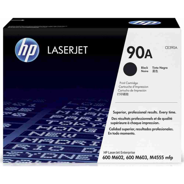 HP Toner Cartridge CE390A (90A) Black
