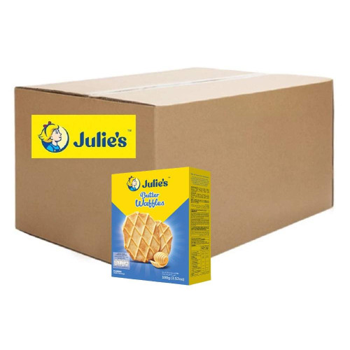 Julie's Butter Waffles (24 Box) 100g