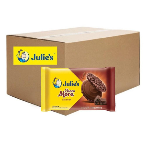 Julie's Choco More Sandwich Biscuits (24 Packets) 132g