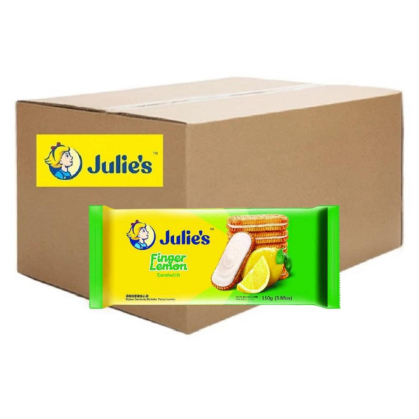 Julie's Finger Lemon Sandwich Biscuits (24 Packets) 110g
