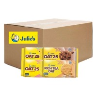 Julie's Oat Cookies (24 Packets) 200g (Chocolate, Strawberry, Rich Tea, Ten Grains)