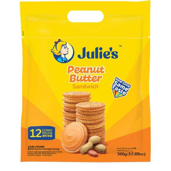 Julie's Peanut Butter Sandwich Biscuits 360g