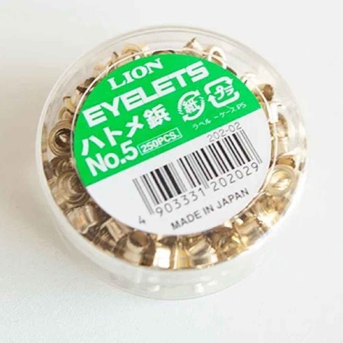 Lion Eyelets No.5 (250 Eyelets) 5mm