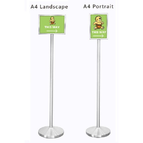 Double-Sided Sign Stand (Portrait, Landscape) A4