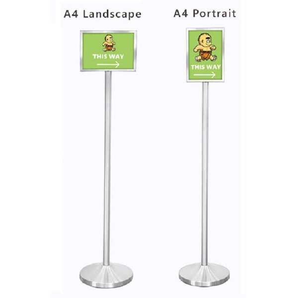 Double-Sided Sign Stand (Portrait, Landscape) A4