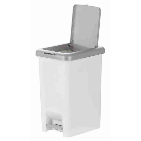 Plastic Step Pedal Waste Bin (230 x 309 x 398mm) 15L