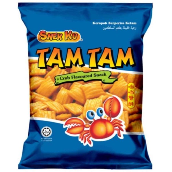 Snek Ku Tam Tam Crab Flavoured Snack (300 Packets) 20g