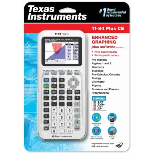 Texas Instruments Graphing Calculator TI-84-Plus-CE Python