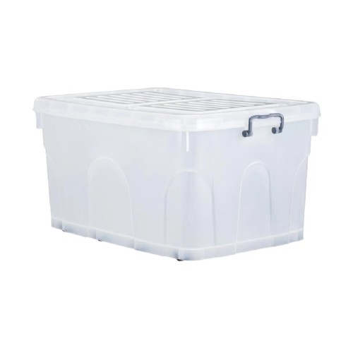 Storage Box w/Wheels (79 x 54 x 39.5cm) 124L