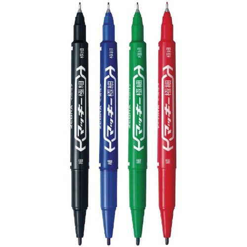 Zebra Permanent Twin Marker (Fine & Extra Fine)