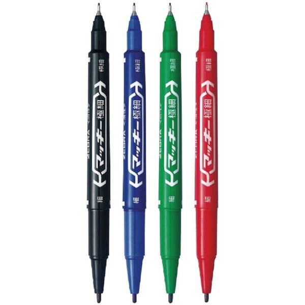Zebra Permanent Twin Marker (Fine & Extra Fine)