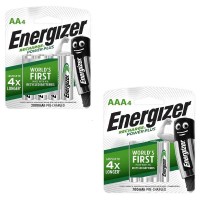 Energizer Power Plus Rechargeable Battery (AA, AAA) 4'S